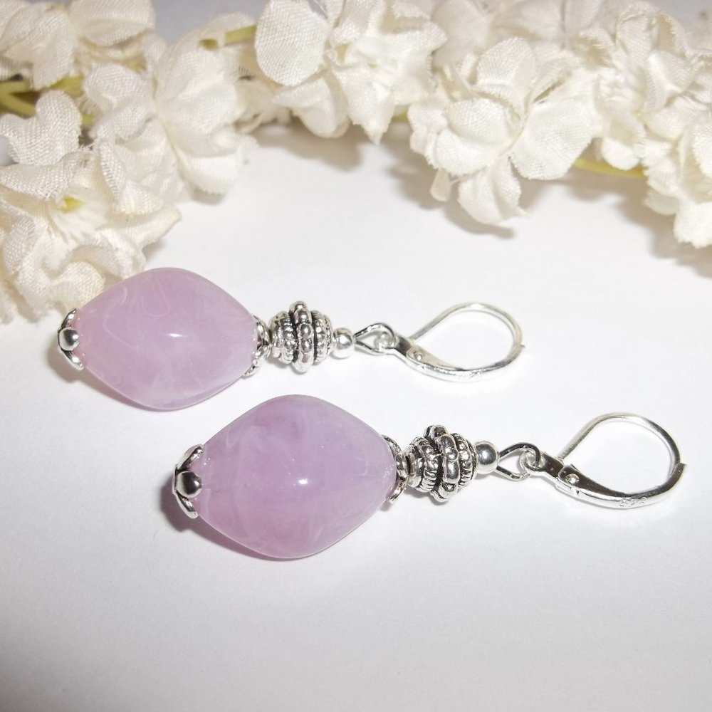 Beaded Earrings Set Handmade Statement Piece Earring Earring Dangle Drop 5438 - Picture 3 of 6